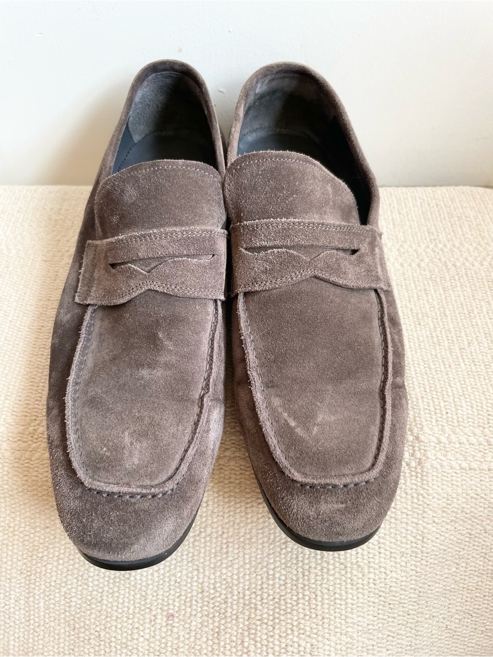 To Boot New York Shoes Mens 10  Adam Derrick Suede Penny Loafers 341301 - Picture 2 of 11